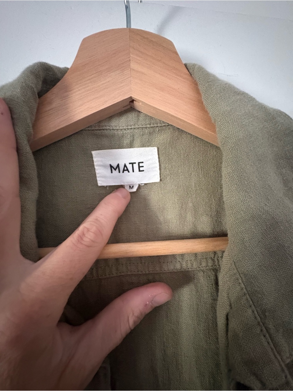 MATE Olive Green Linen Junpsuit